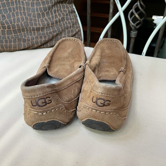 Ugg Alder Suede Slip On Shoe Slipper Tan Size 10 - Picture 7 of 10